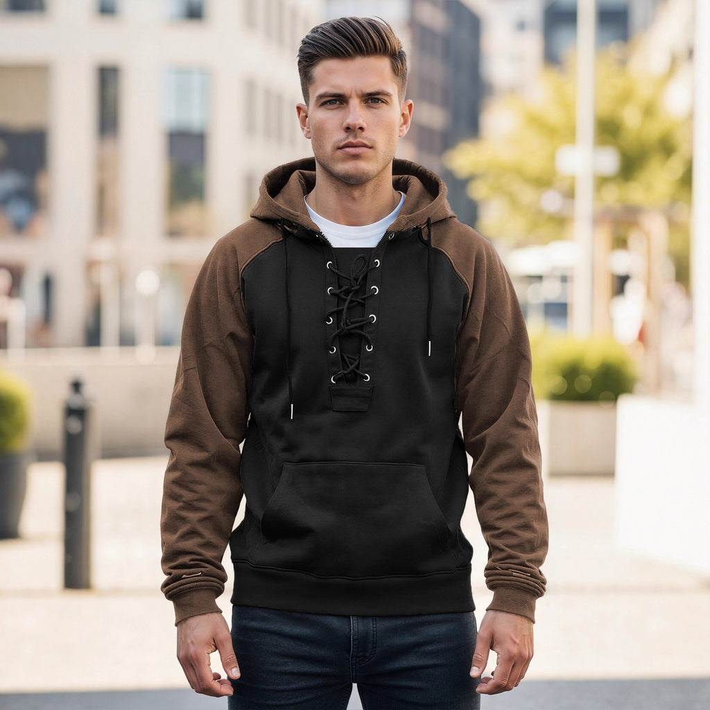 Men's Drawstring Hooded Sweatshirt
