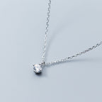 Necklace with Silver Necklace