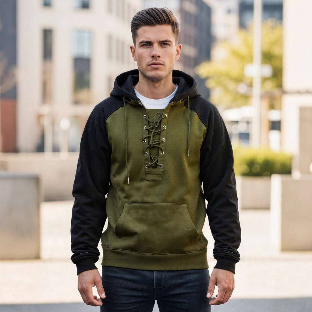 Men's Drawstring Hooded Sweatshirt