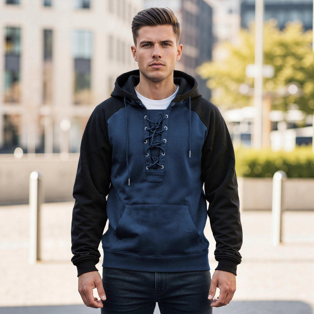 Men's Drawstring Hooded Sweatshirt