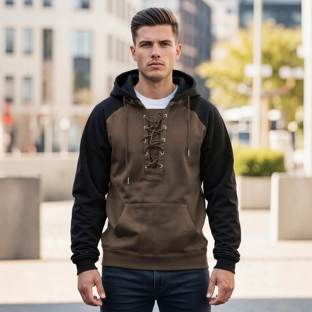 Men's Drawstring Hooded Sweatshirt