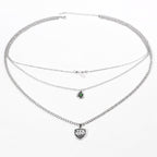 Multilayer short necklace necklace