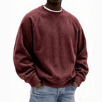Mens Fashionable Simple And Relaxed Fit Sweatshirt