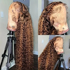 Small Volume Wound Tube Afro Long Curly Wig
