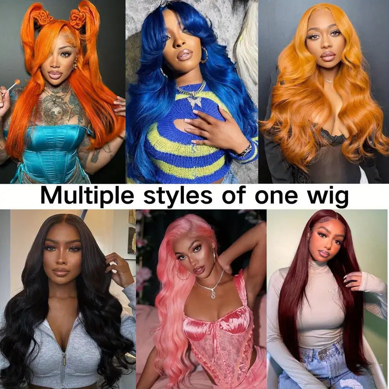 Womens Burgundy Long Curly Lace Wig Made From Heat-resistant Synthetic Fibers