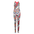 Casual Sports Sets Women's Printed One-piece Yoga Suit Female