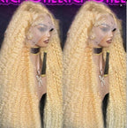 Women's Wig Front Lace Small Roll Brown Long Curling Iron Set