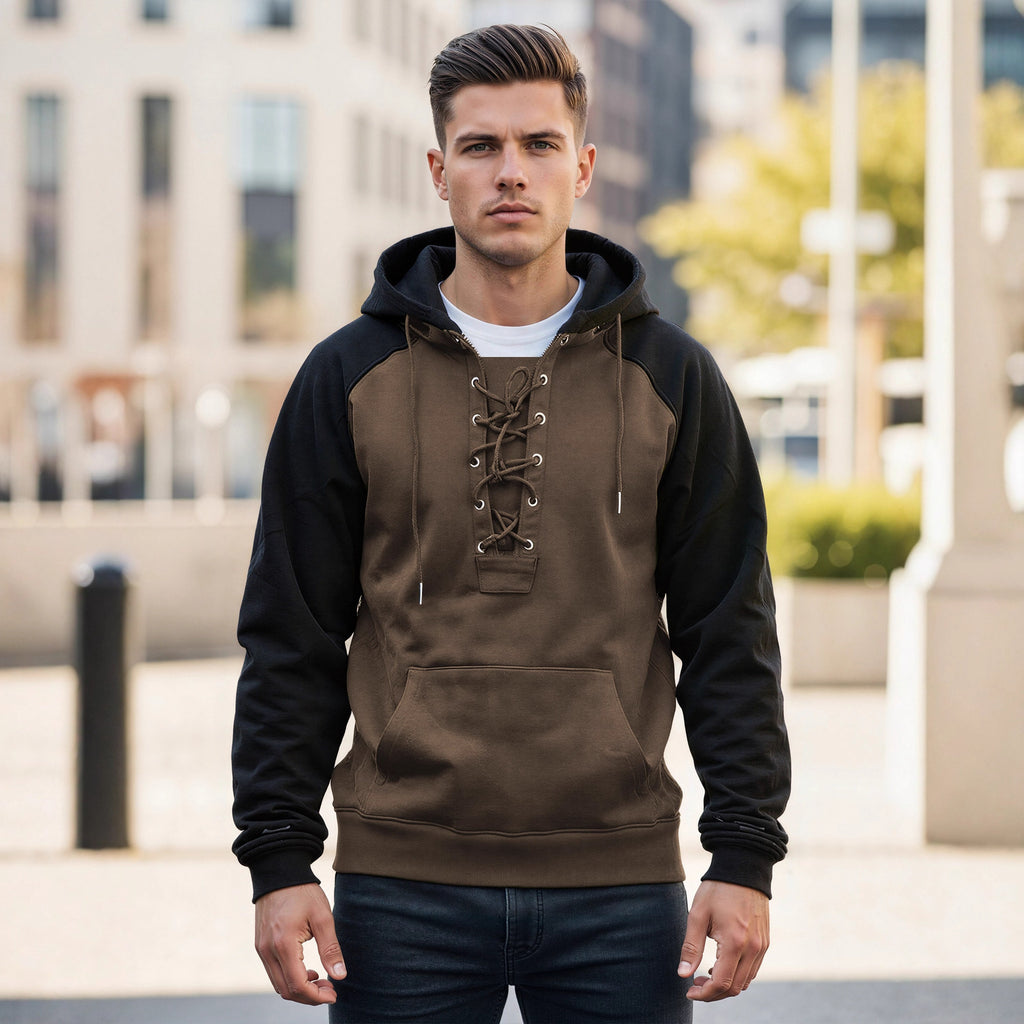 Men's Drawstring Hooded Sweatshirt